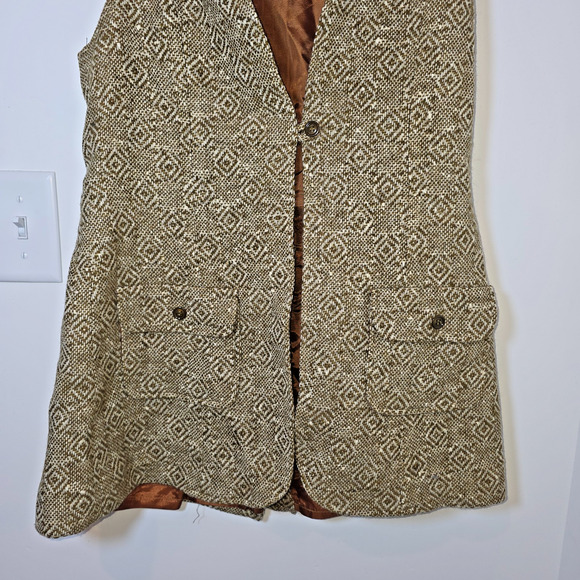 Bobbie Brooks Vintage Women’s Long Vest Sz S Pockets Old Money Preppy Equestrian - Picture 3 of 8